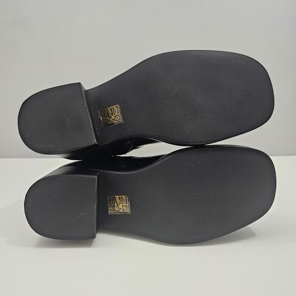 Jeffrey Campbell Liverpool 2 Ankle Boot Womens 8.5 Black Platform Heeled 90s - Picture 12 of 14